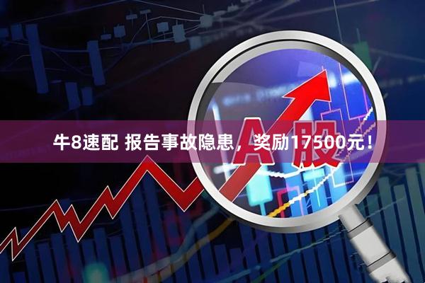 牛8速配 报告事故隐患，奖励17500元！