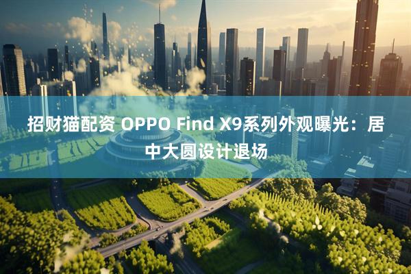 招财猫配资 OPPO Find X9系列外观曝光：居中大圆设计退场